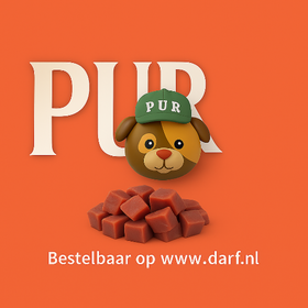 Afbeeldingen van DARF Rund Kalkoen blokjes compleet VE 500 gram